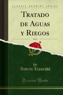 Portada de Tratado de Aguas y Riegos, Vol. 1