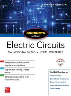 Portada de Schaum's Outline of Electric Circuits, Seventh Edition