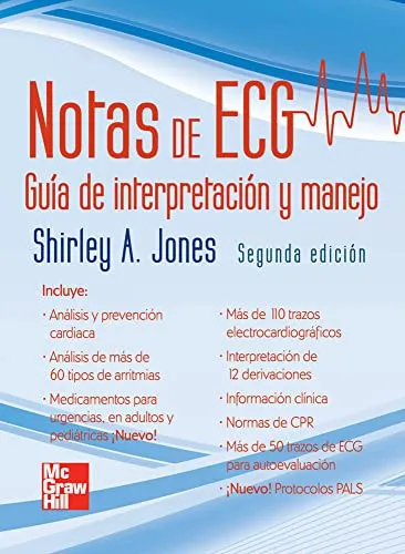 Portada de Notas de ECG: guía de interpretación y manejo