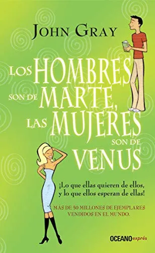 Portada de Los hombres son de Marte, las mujeres son de Venus