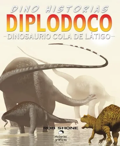 Portada de Diplodoco. Dinosaurio Cola de Látigo