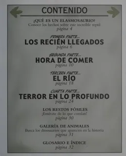 Portada de Elasmosaurio: el nadador de cuello largo