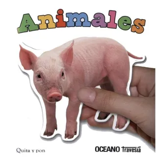 Portada de Quita y Pon. Animales