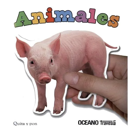 Portada de Quita y Pon. Animales