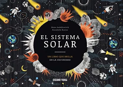 Portada de El sistema solar: un libro fosforescente para leer bajo las estrellas