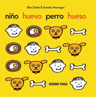 Portada de Niño, huevo, perro, hueso