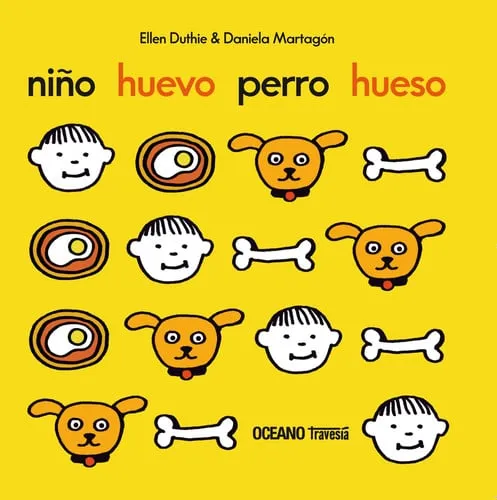 Portada de Niño, huevo, perro, hueso