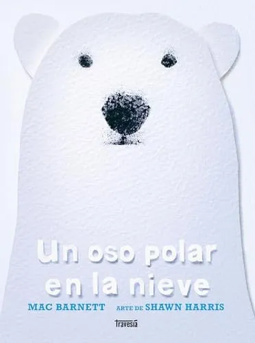 Portada de Un oso polar en la nieve
