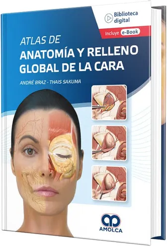 Portada de Atlas de anatomía y relleno global de la cara