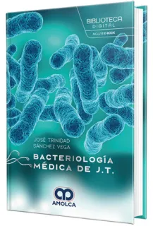Portada de Bacteriología Médica de J.T.