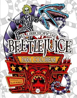 Portada de El Libro Oficial Beetlejuice. Para Colorear