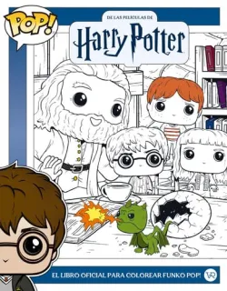 Portada de Funko Pop!: De la películas de Harry Potter El libro oficial para colorear Funko Pop!