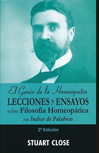 Portada de El genio de la homeopatía: lecciones y ensayos sobre filosofía homeopática