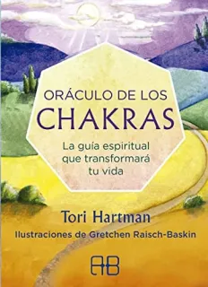 Portada de Oráculo de los chakras: la guía espiritual que transformará tu vida