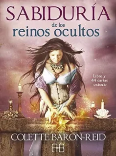 Portada de Sabiduría de los reinos ocultos: libro y 44 cartas oráculo