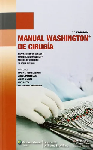 Portada de Manual Washington® de cirugía