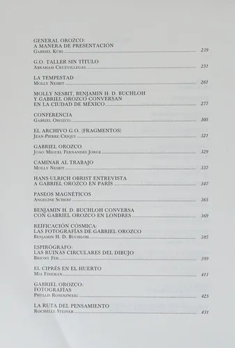 Portada de Textos sobre la obra de Gabriel Orozco
