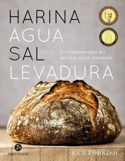 Portada de Harina, agua, sal, levadura: los fundamentos del pan y la pizza artesanos