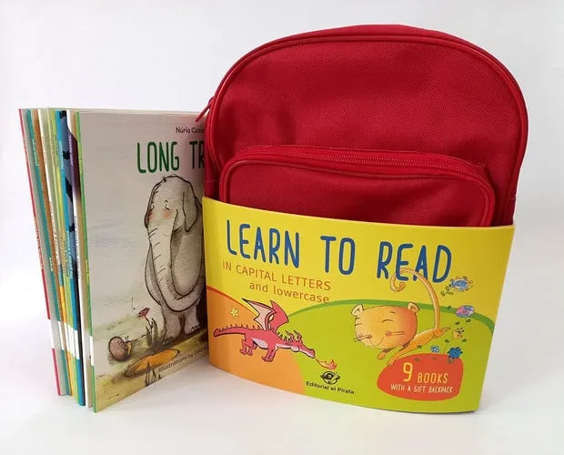 Portada de MOCHILA LEARN TO READ 9 T?TULOS