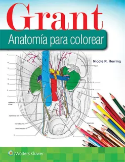 Portada de Grant, anatomía para colorear
