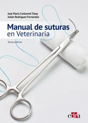 Portada de Manual de suturas en veterinaria