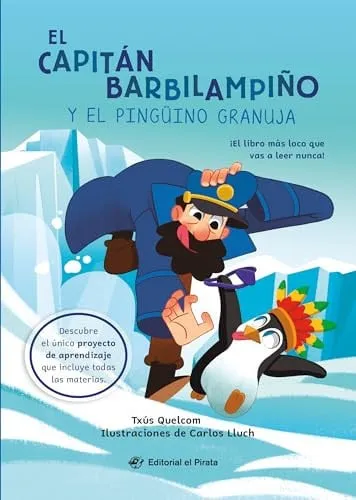 Portada de El capitán Barbilampiño y el pingüino granuja