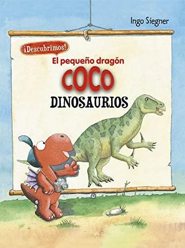 Portada de El pequeño dragón Coco: dinosaurios