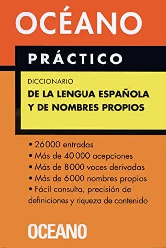 Portada de Diccionario de la lengua española y de nombres propios