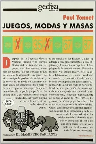 Portada de Juegos, modas y masas