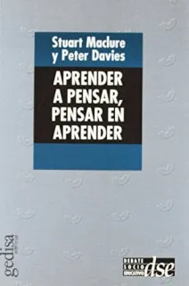 Portada de Aprender a pensar, pensar en aprender