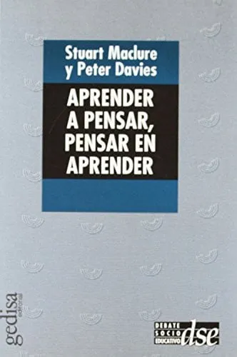 Portada de Aprender a pensar, pensar en aprender