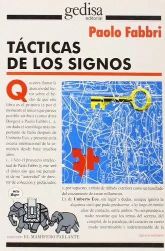 Portada de Tácticas de los signos: ensayos de semiótica