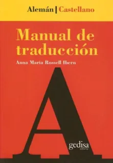 Portada de Manual de traducción alemán-castellano