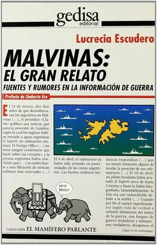 Portada de Malvinas: el gran relato: fuentes y rumores en la información de guerra