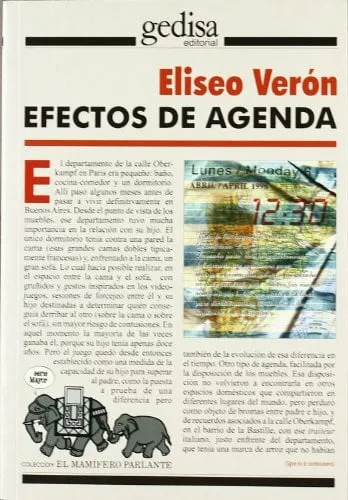 Portada de Efectos de agenda