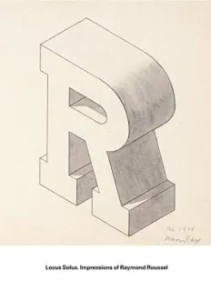 Portada de Locus solus, impresiones de Raymond Roussel