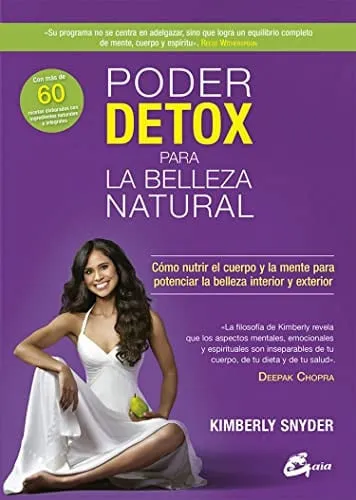 Portada de Poder detox para la belleza natural: cómo nutrir el cuerpo y la mente para potenciar la belleza interior y exterior