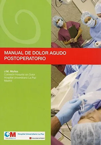 Portada de Manual de dolor agudo postoperatorio