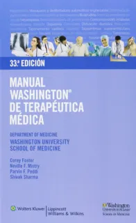 Portada de Manual Washington de terapéutica médica