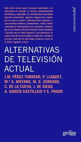 Portada de Alternativas a la televisión actual
