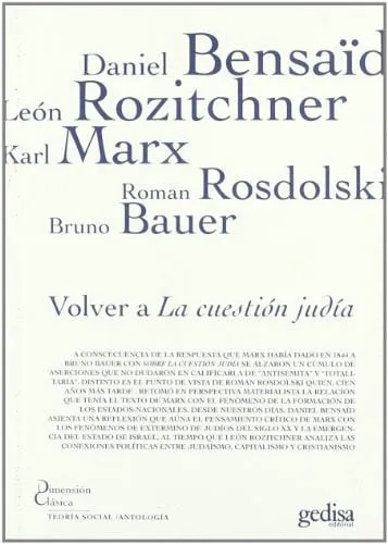 Portada de Volver a la cuestón judía