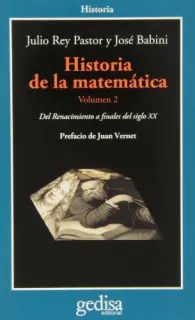 Portada de Historia de la matemática