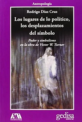 Portada de Los lugares de lo político, los desplazamientos del símbolo: poder y simbolismo en la obra de Victor W. Turner