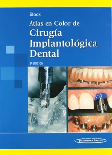 Portada de Atlas en color de cirugía implantológica dental