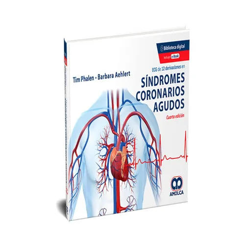 Portada de ECG de 12 Derivaciones en Síndromes Coronarios Agudos (Incluye E-Book)