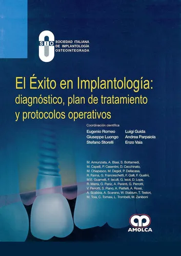 Portada de El éxito en implantología diagnóstico, plan de tratamiento y protocolos operativos