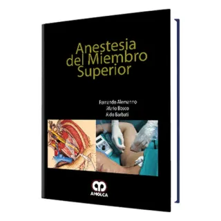 Portada de Anestesia del Miembro Superior (Spanish Edition)