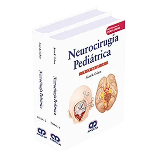 Portada de Neurocirugía pediátrica, dos tomos