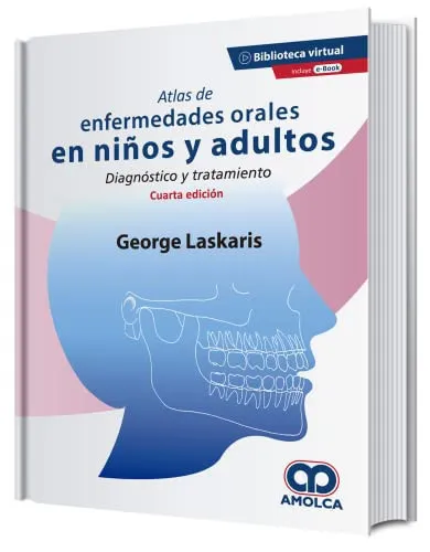 Portada de Atlas de enfermedades orales en niños y adultos Diagnóstico y tratamiento