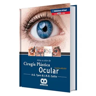 Portada de Atlas a color de cirugía plástica ocular.